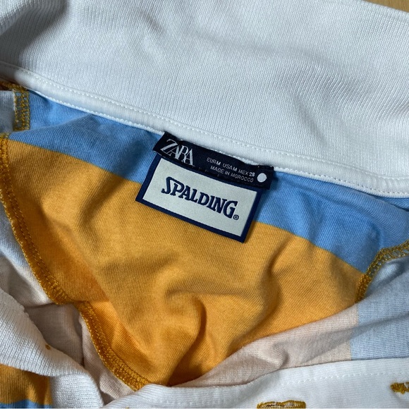 ZARA Spalding Polo Striped Dress - Picture 9 of 9